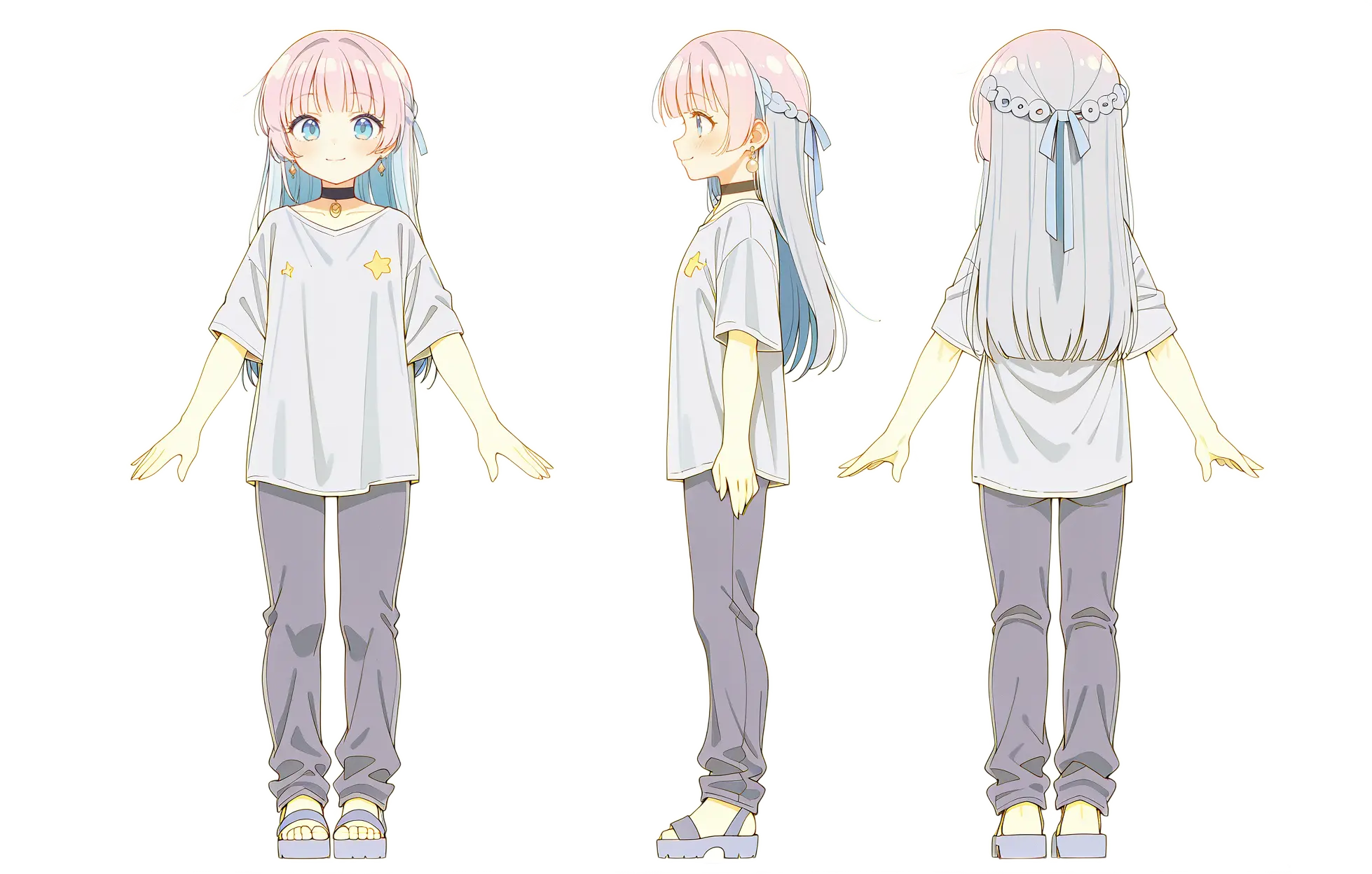 アカツキちゃん3面図